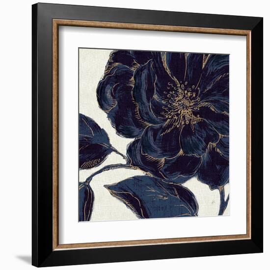 Indigo Garden II-Daphne Brissonnet-Framed Art Print