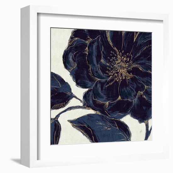 Indigo Garden II-Daphne Brissonnet-Framed Art Print