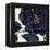 Indigo Garden II-Daphne Brissonnet-Framed Stretched Canvas