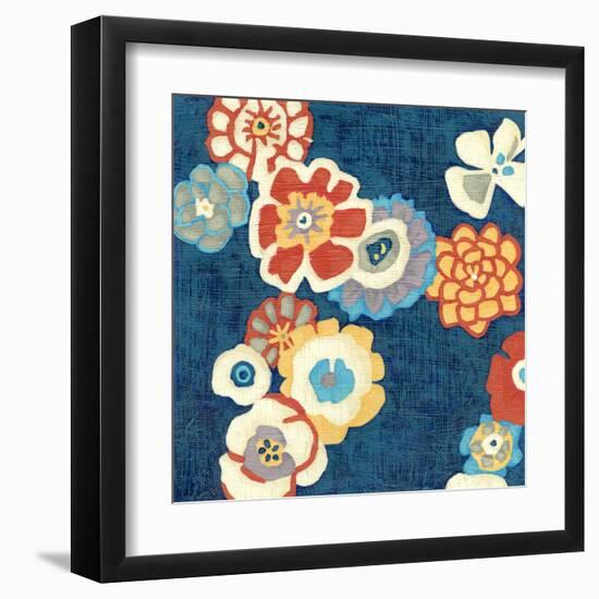 Indigo Garden II-Chariklia Zarris-Framed Art Print