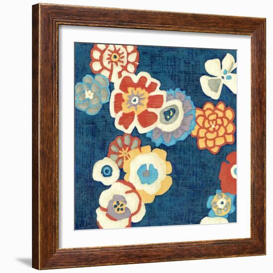 Indigo Garden II-Chariklia Zarris-Framed Art Print