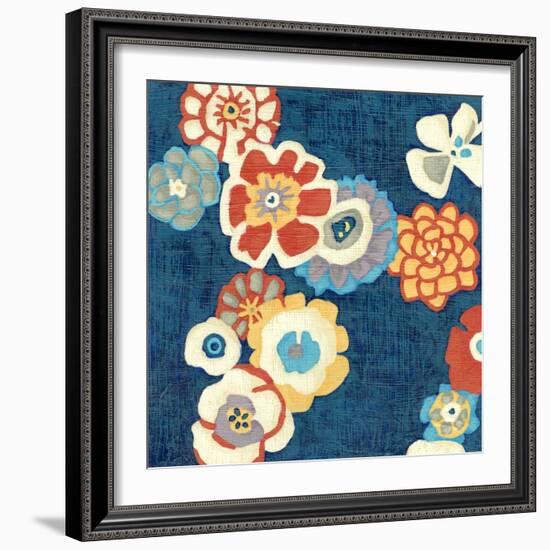 Indigo Garden II-Chariklia Zarris-Framed Art Print