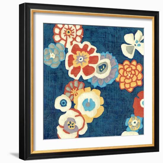 Indigo Garden II-Chariklia Zarris-Framed Art Print