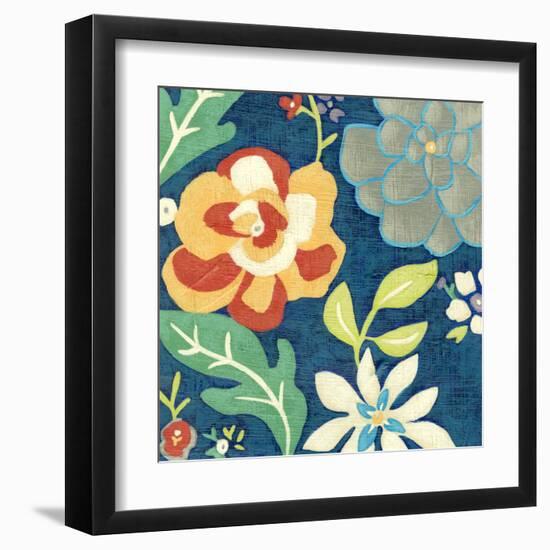 Indigo Garden III-Chariklia Zarris-Framed Art Print