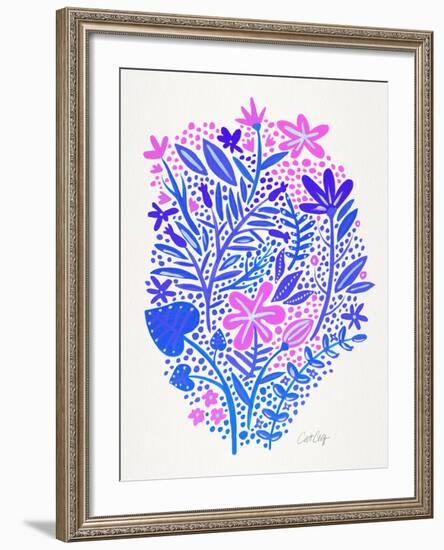 Indigo Garden-Cat Coquillette-Framed Giclee Print