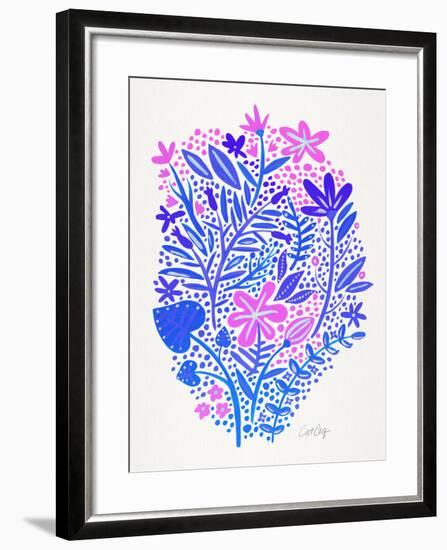 Indigo Garden-Cat Coquillette-Framed Giclee Print