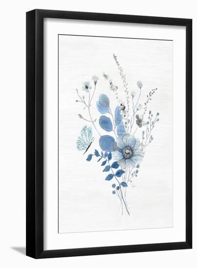 Indigo Gathering II-Janet Tava-Framed Art Print