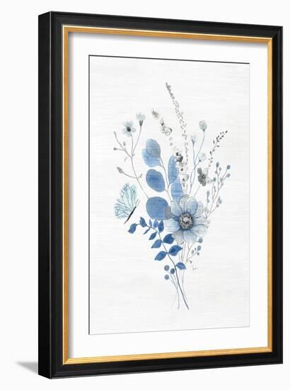 Indigo Gathering II-Janet Tava-Framed Art Print