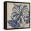 Indigo Hibiscus-Chariklia Zarris-Framed Stretched Canvas