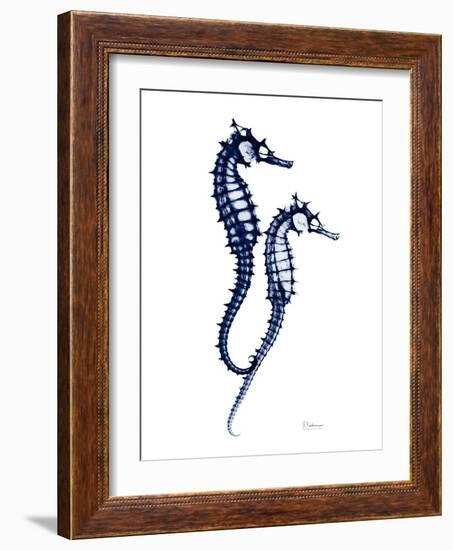 Indigo Horse Race 2-Albert Koetsier-Framed Photographic Print