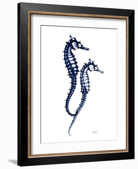 Indigo Horse Race 2-Albert Koetsier-Framed Photographic Print