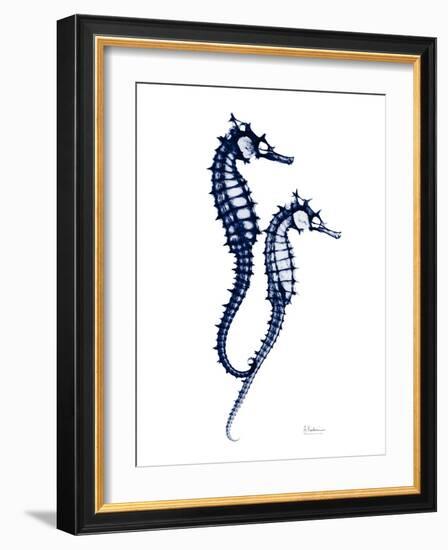 Indigo Horse Race 2-Albert Koetsier-Framed Photographic Print