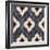 Indigo Ikat I-Paul Brent-Framed Art Print