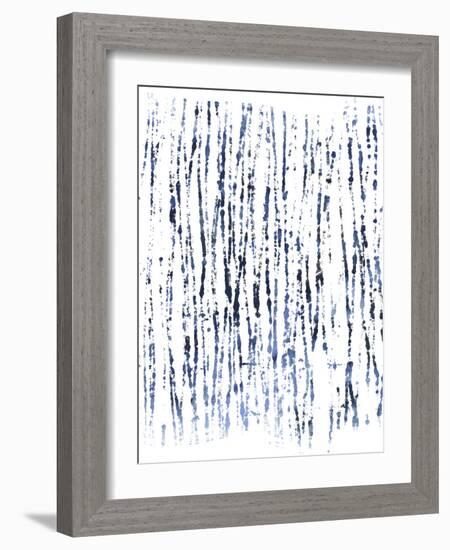 Indigo Ink Motif V-June Vess-Framed Art Print