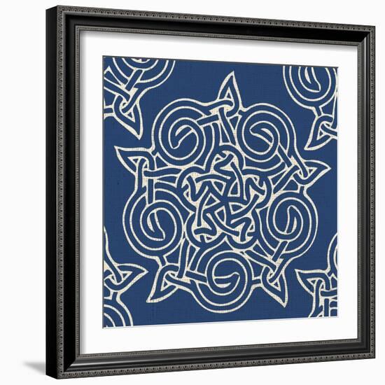 Indigo Kaleidoscope-Melody Hogan-Framed Art Print