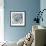 Indigo L-Franka Palek-Framed Premium Giclee Print displayed on a wall