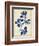 Indigo Leaf Study IV-Vision Studio-Framed Art Print