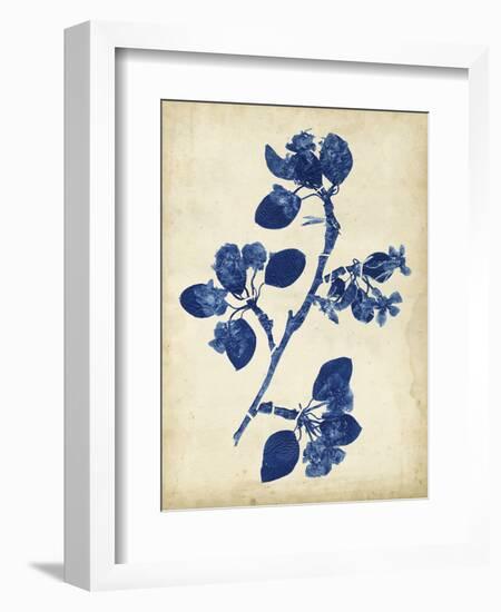 Indigo Leaf Study IV-Vision Studio-Framed Art Print