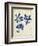 Indigo Leaf Study V-Vision Studio-Framed Art Print