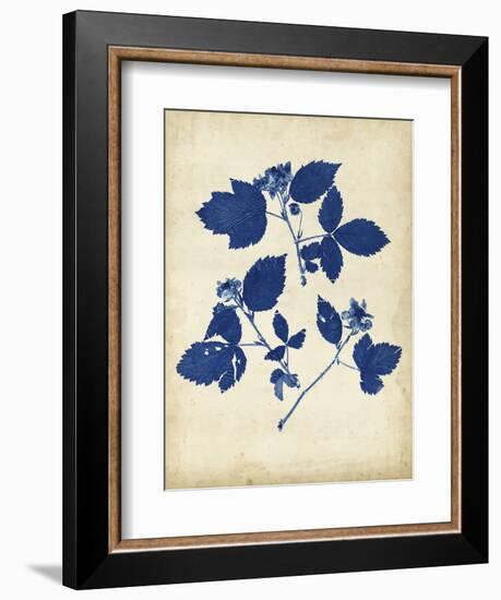 Indigo Leaf Study VI-Vision Studio-Framed Art Print