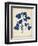 Indigo Leaf Study VI-Vision Studio-Framed Art Print