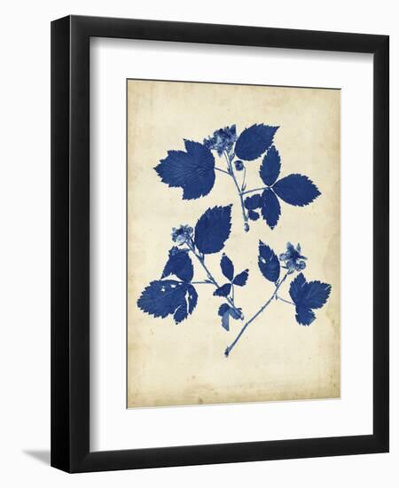 Indigo Leaf Study VI-Vision Studio-Framed Art Print