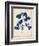 Indigo Leaf Study VI-Vision Studio-Framed Art Print