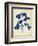 Indigo Leaf Study VI-Vision Studio-Framed Art Print