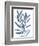 Indigo Leaves III-Megan Meagher-Framed Premium Giclee Print