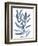 Indigo Leaves III-Megan Meagher-Framed Premium Giclee Print