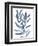 Indigo Leaves III-Megan Meagher-Framed Premium Giclee Print