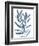 Indigo Leaves III-Megan Meagher-Framed Premium Giclee Print