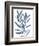 Indigo Leaves III-Megan Meagher-Framed Art Print