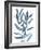 Indigo Leaves III-Megan Meagher-Framed Art Print