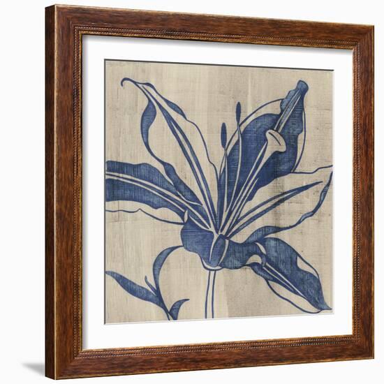 Indigo Lily-Chariklia Zarris-Framed Premium Giclee Print