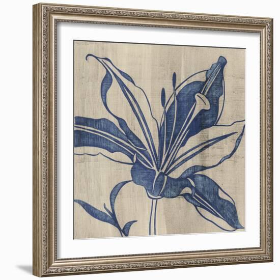 Indigo Lily-Chariklia Zarris-Framed Art Print