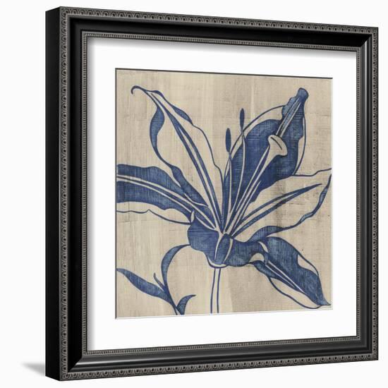 Indigo Lily-Chariklia Zarris-Framed Art Print