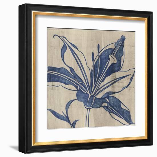 Indigo Lily-Chariklia Zarris-Framed Art Print