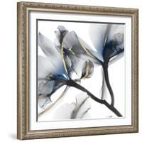 Indigo Luster Cyclamen 2-Albert Koetsier-Framed Photo