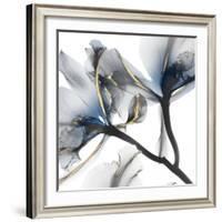 Indigo Luster Cyclamen 2-Albert Koetsier-Framed Photo