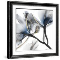 Indigo Luster Cyclamen 2-Albert Koetsier-Framed Photo