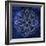 Indigo Mandala 1-Kimberly Allen-Framed Art Print