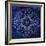 Indigo Mandala 1-Kimberly Allen-Framed Art Print