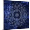 Indigo Mandala 1-Kimberly Allen-Mounted Premium Giclee Print