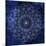 Indigo Mandala 1-Kimberly Allen-Mounted Premium Giclee Print