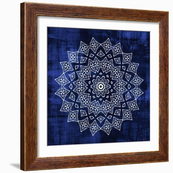 Indigo Mandala 2-Kimberly Allen-Framed Premium Giclee Print