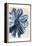 Indigo Marble Bloom 1-Kimberly Allen-Framed Stretched Canvas