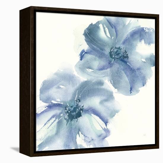 Indigo Mint II-Chris Paschke-Framed Stretched Canvas