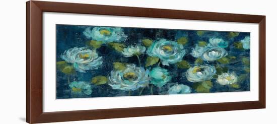 Indigo Mums-Silvia Vassileva-Framed Art Print