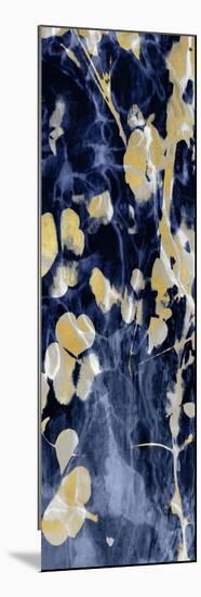 Indigo Nature with Gold II-Danielle Carson-Mounted Art Print